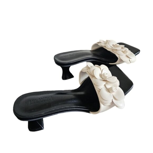 Milakeyi flipflops heels camelia black sole heels new collection sz 39 - Picture 3 of 8